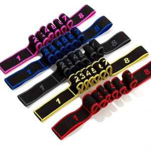Factory Customized Digital Multi-Segment Elastic Training Belt Gym Workout Dance Yoga Elastic Band