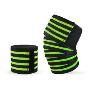 Gym Fitness Knee Support Belt Wraps Bandage Breathable Weight Lifting Gym Knee Wraps Bandage